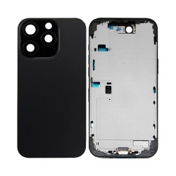 Tampa Traseira com Frame+Flex+Vibrator Apple iPhone 16 Pro Max Preto